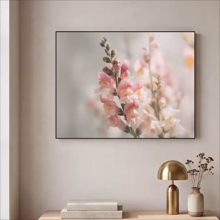 Art Frame - Bloem - Leeuwenbek - Roze - Stengel — 5