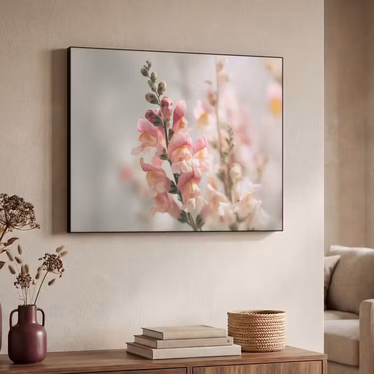 Art Frame - Bloem - Leeuwenbek - Roze - Stengel — 7