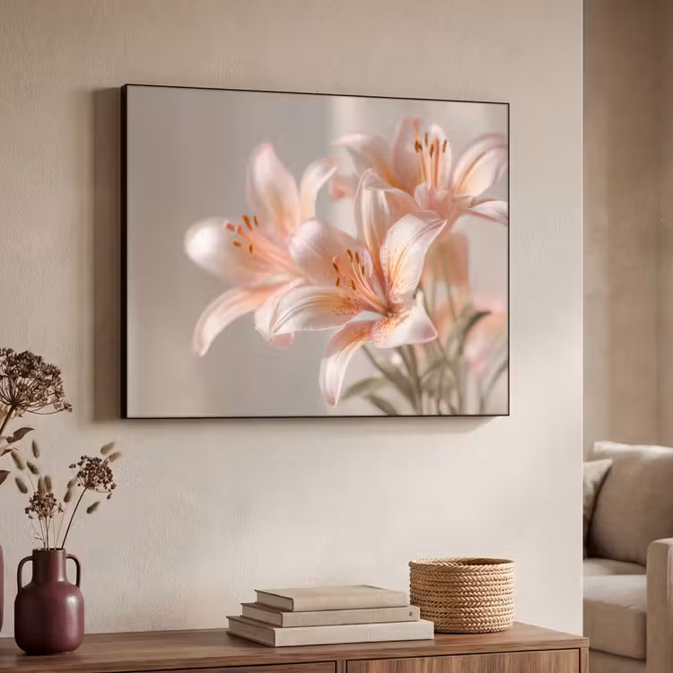 Art Frame - Lelies - Meeldraden - Roze - Wazig — 7