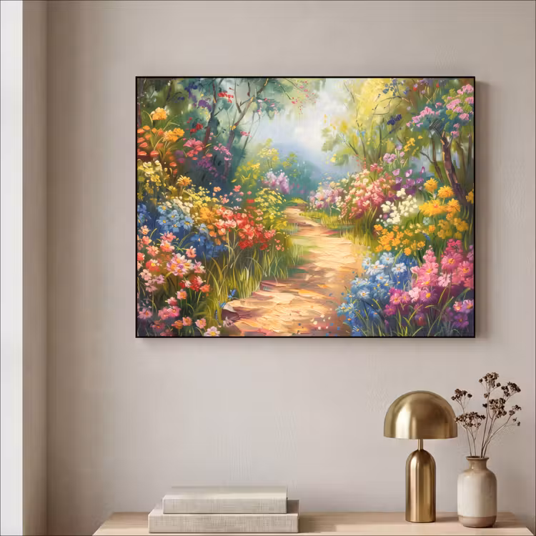 Art Frame - Natuur - Landschap - Bloemen - Kleurrijk — 5