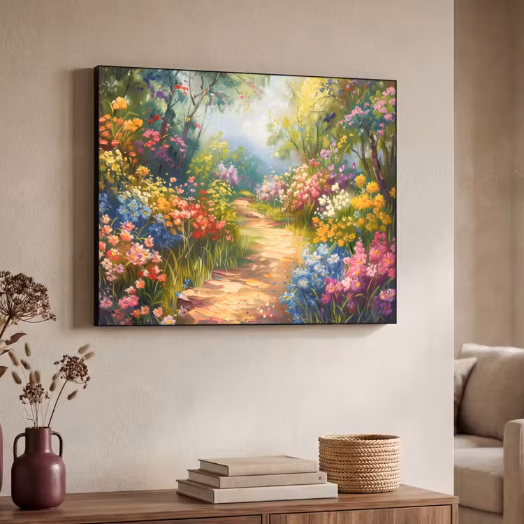 Art Frame - Natuur - Landschap - Bloemen - Kleurrijk — 7