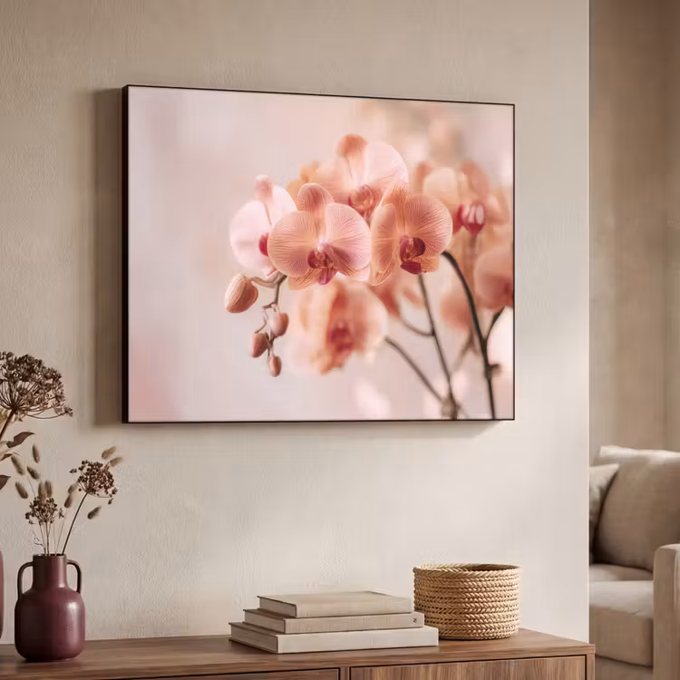 Art Frame - Orchidee - Bloemen - Roze - Bloemblaadjes — 7