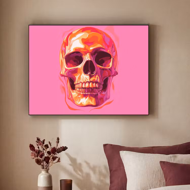 Art Frame - Felroze - Tanden - Schedel — 3