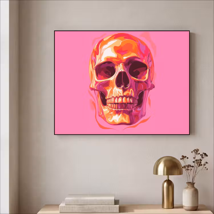 Art Frame - Felroze - Tanden - Schedel — 5