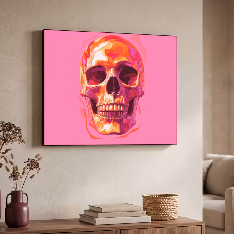 Art Frame - Felroze - Tanden - Schedel — 7
