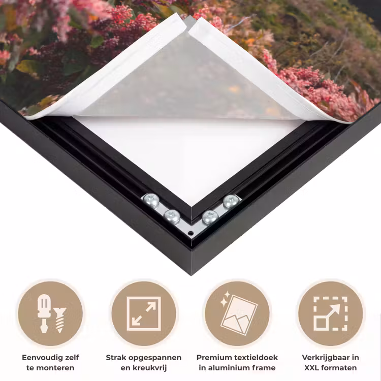 Art Frame - Bloemen - Bergen - Landschap - Nacht - Lucht - Roze — 8