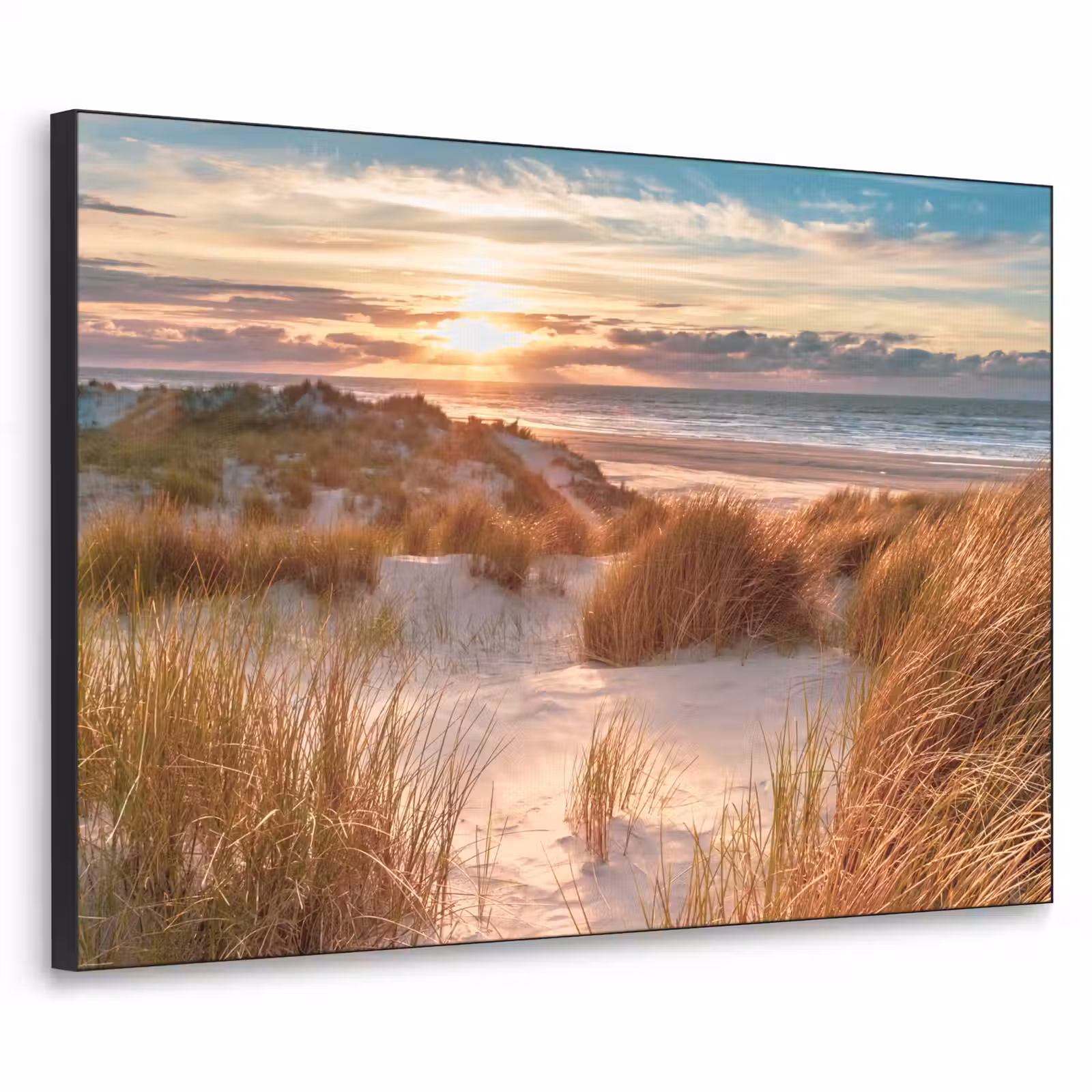 Art Frame - Duin - Planten - Zonsondergang - Strand - Zee — 1