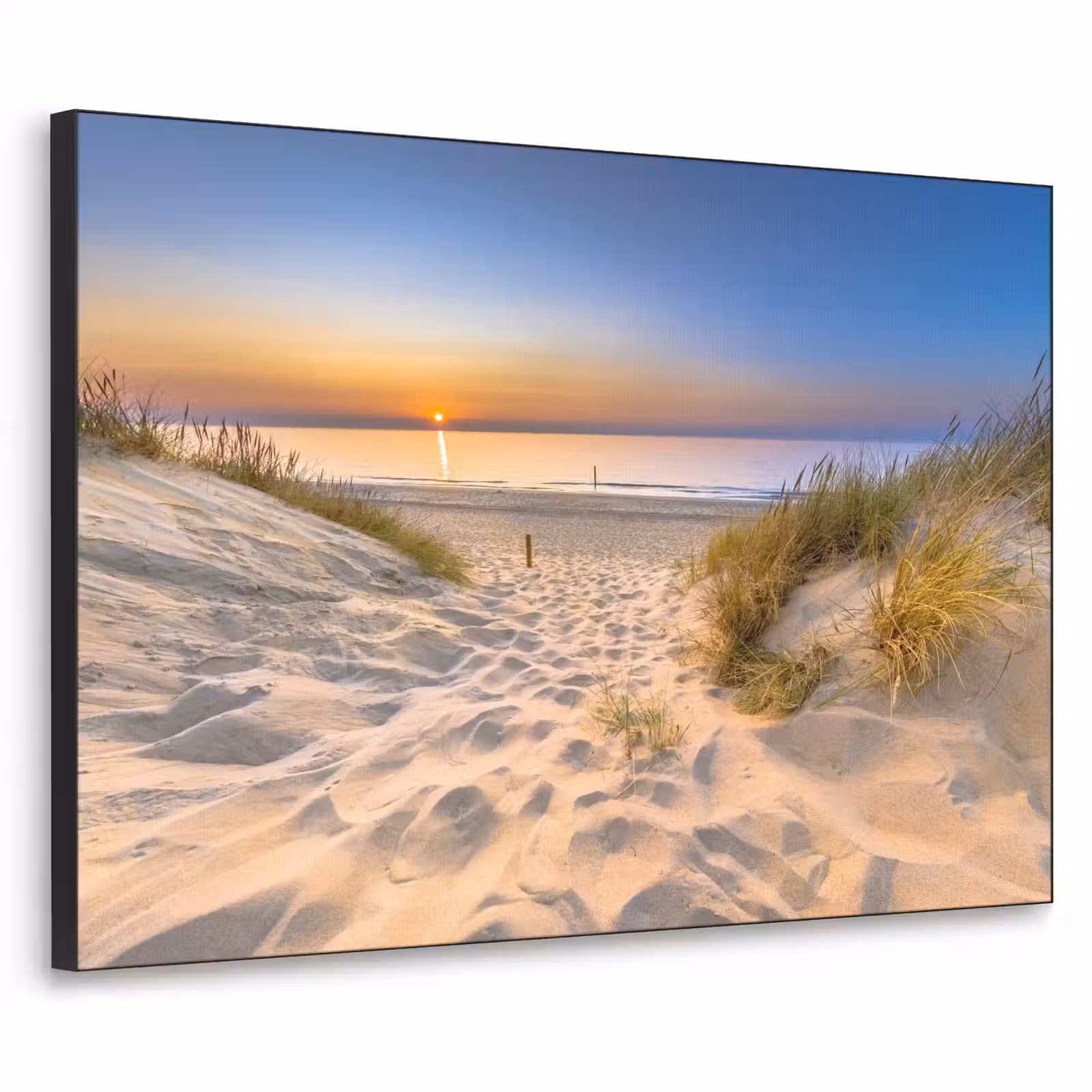 Art Frame - Duin - Zonsondergang - Horizon - Strand - Gras — 1