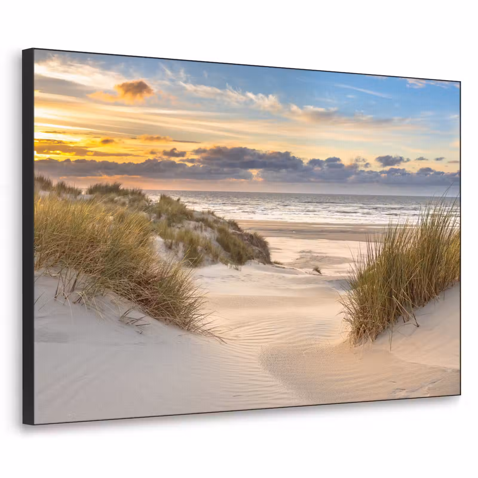 Art Frame - Strand - Duin - Gras - Zonsondergang - Zee — 1