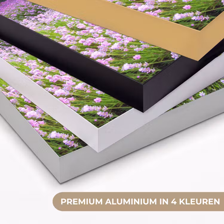 Art Frame - Bloemen - Lavendel - Paars - Lucht - Zonsondergang - Weide - Natuur — 2