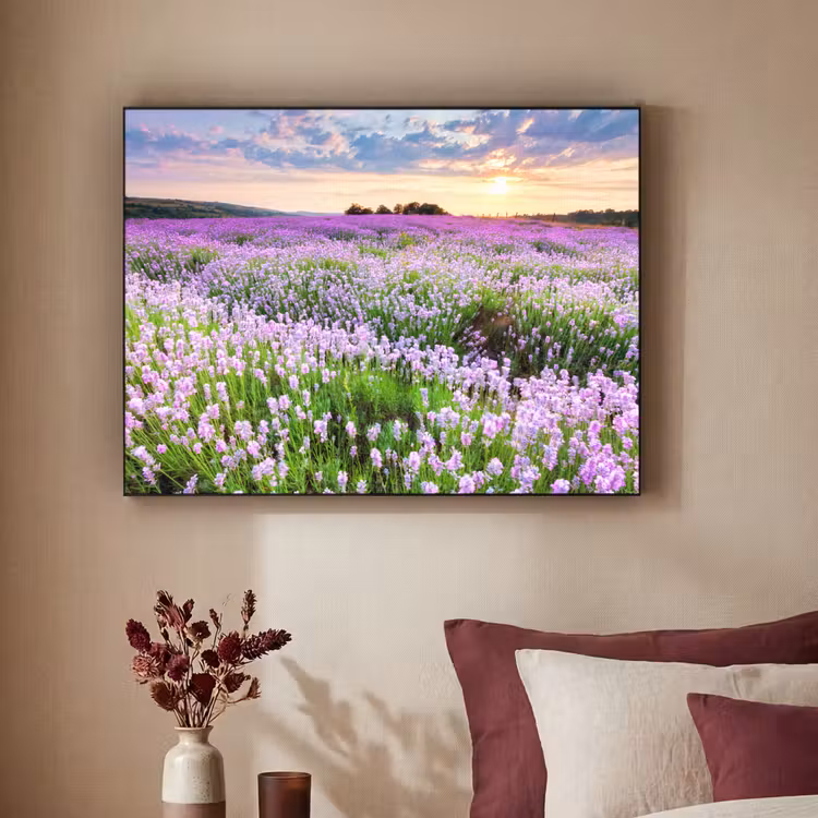 Art Frame - Bloemen - Lavendel - Paars - Lucht - Zonsondergang - Weide - Natuur — 3