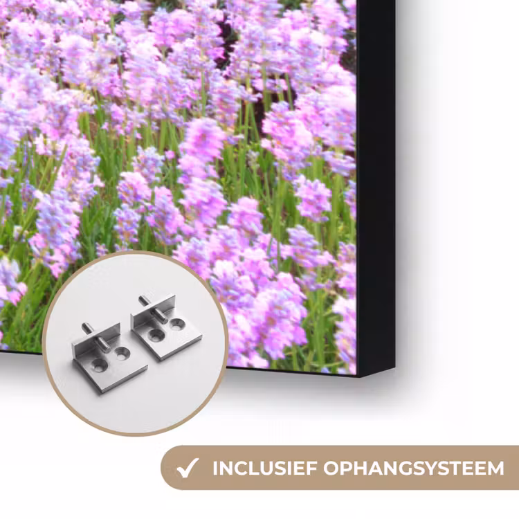 Art Frame - Bloemen - Lavendel - Paars - Lucht - Zonsondergang - Weide - Natuur — 6
