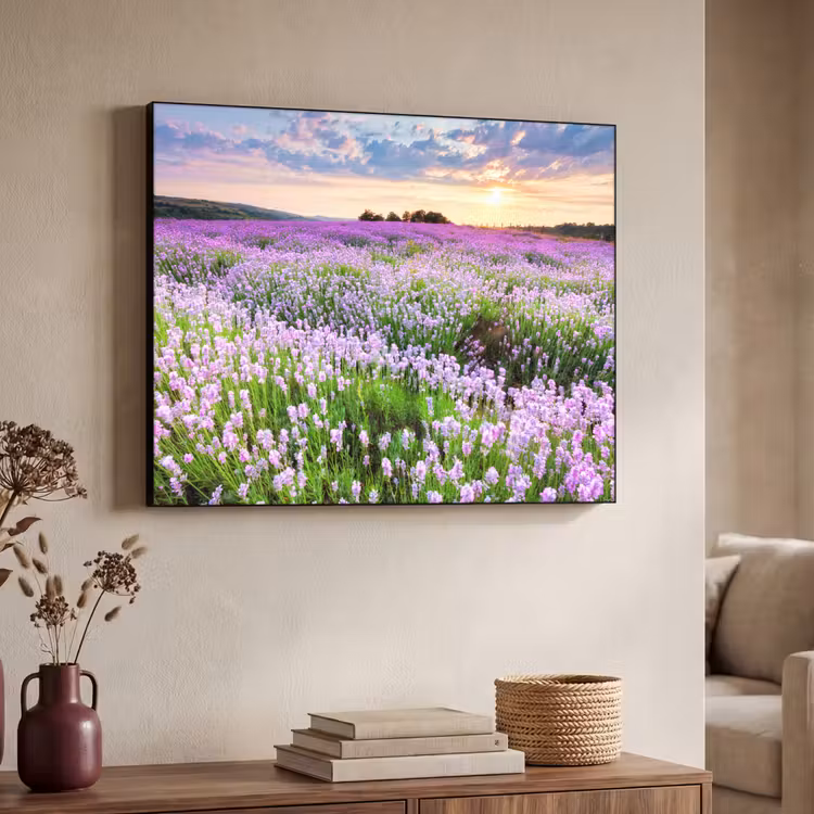 Art Frame - Bloemen - Lavendel - Paars - Lucht - Zonsondergang - Weide - Natuur — 7