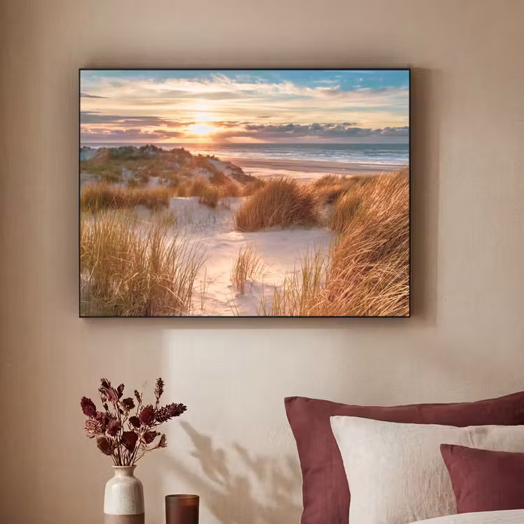 Art Frame - Duin - Planten - Zonsondergang - Strand - Zee — 3