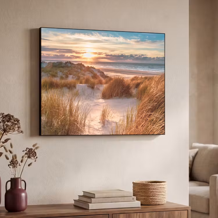 Art Frame - Duin - Planten - Zonsondergang - Strand - Zee — 7