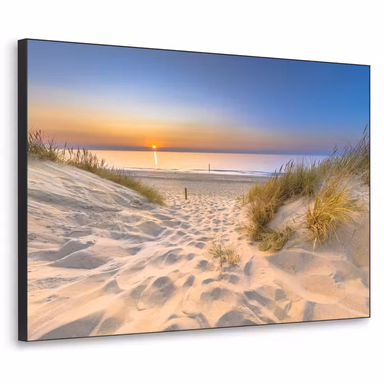 Art Frame - Duin - Zonsondergang - Horizon - Strand - Gras — 1