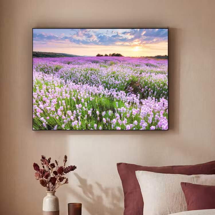 Art Frame - Lavendel - Bloemen - Zonsondergang - Paars - Weide — 3