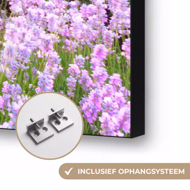 Art Frame - Lavendel - Bloemen - Zonsondergang - Paars - Weide — 6