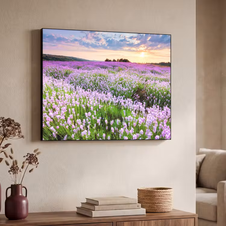 Art Frame - Lavendel - Bloemen - Zonsondergang - Paars - Weide — 7