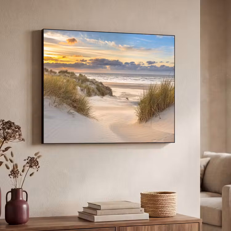 Art Frame - Strand - Duin - Gras - Zonsondergang - Zee — 7