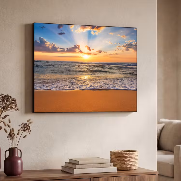 Art Frame - Strand - Zonsondergang - Zee - Wolken - Horizon — 7