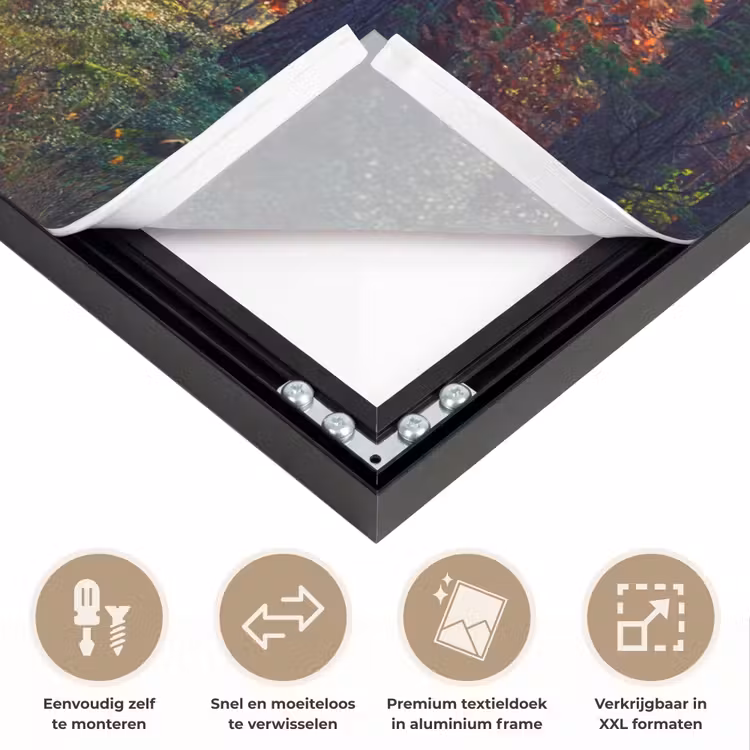 Art Frame - Bos - Zon - Natuur - Herfst — 4