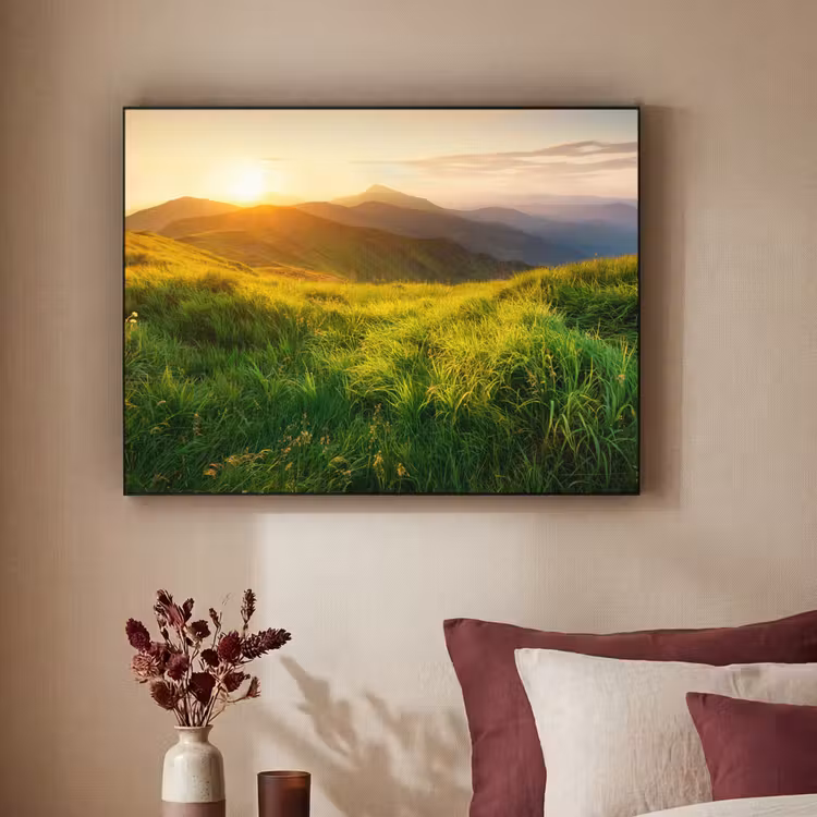 Art Frame - Gras - Heuvels - Zon - Natuur - Landschap — 3