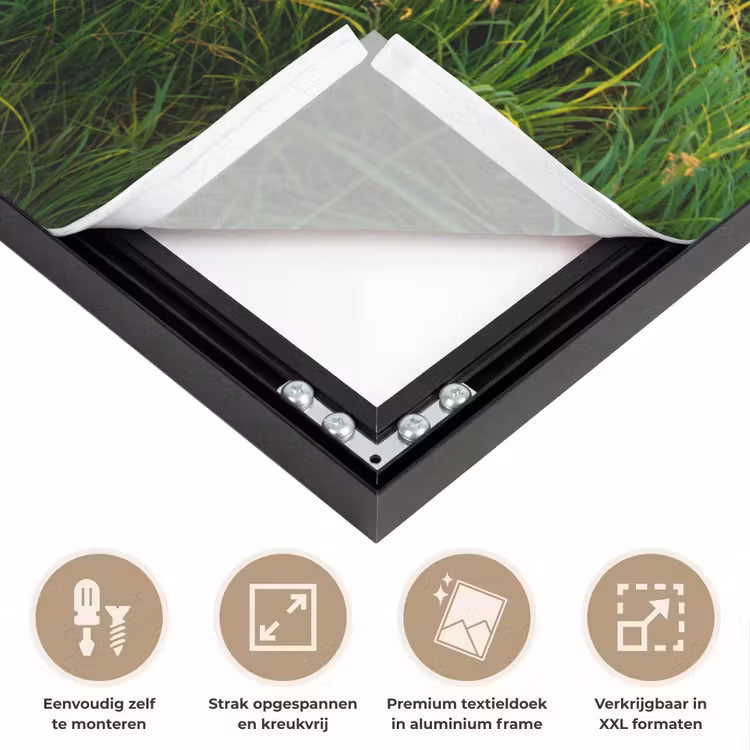 Art Frame - Gras - Heuvels - Zon - Natuur - Landschap — 8