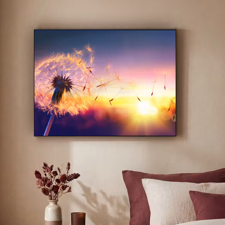 Art Frame - Paardenbloem - Bloemen - Zonsondergang - Horizon - Nacht — 3