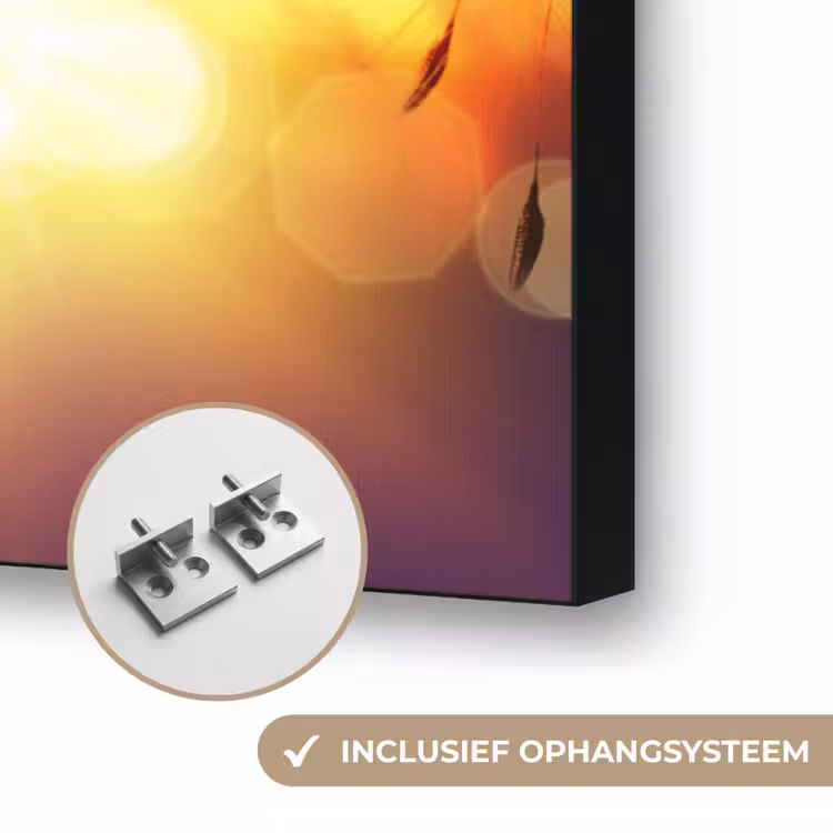 Art Frame - Paardenbloem - Bloemen - Zonsondergang - Horizon - Nacht — 6