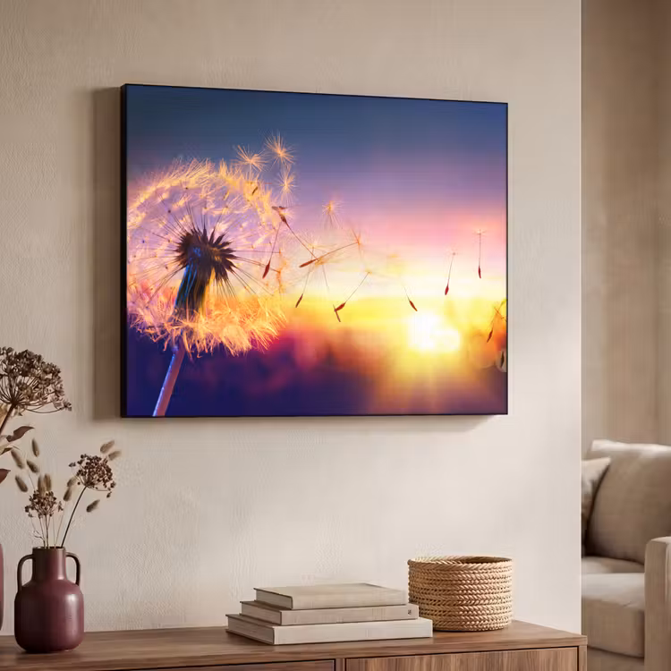 Art Frame - Paardenbloem - Bloemen - Zonsondergang - Horizon - Nacht — 7