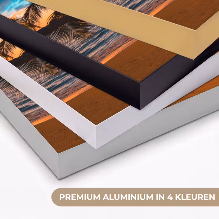 Art Frame - Palm - Zonsondergang - Horizon - Strand - Zee - Tropisch — 2