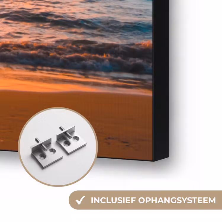 Art Frame - Palm - Zonsondergang - Horizon - Strand - Zee - Tropisch — 6