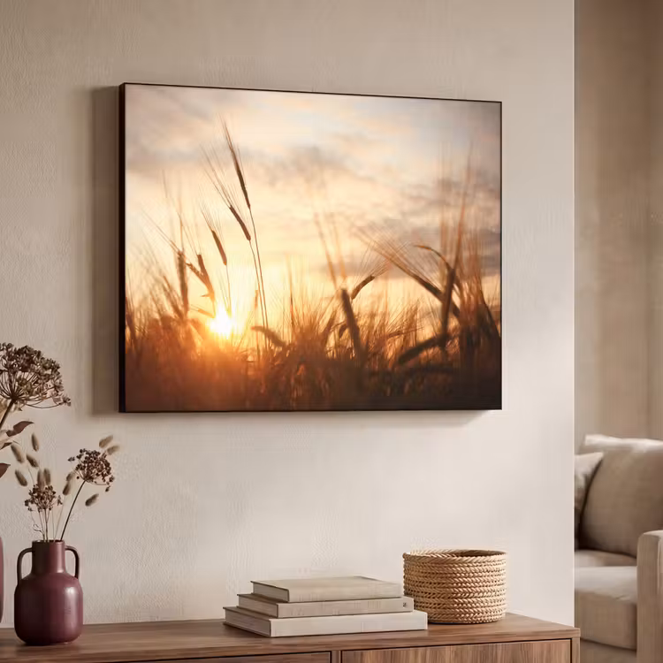 Art Frame - Riet - Gras - Zonsondergang - Natuur - Horizon — 7