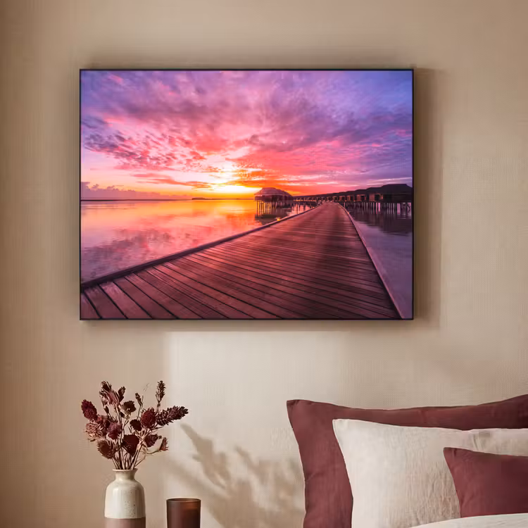 Art Frame - Steiger - Water - Zon - Roze - Horizon — 3