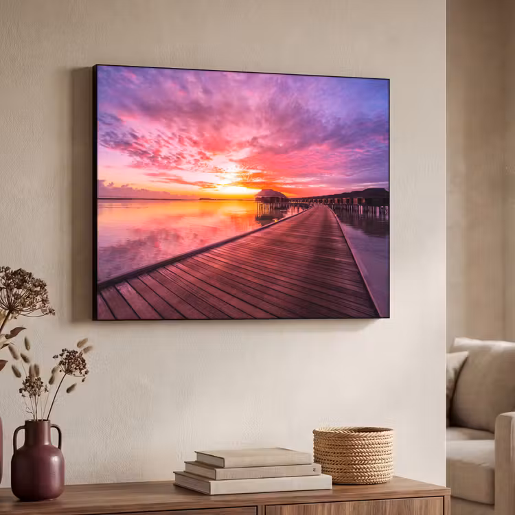 Art Frame - Steiger - Water - Zon - Roze - Horizon — 7