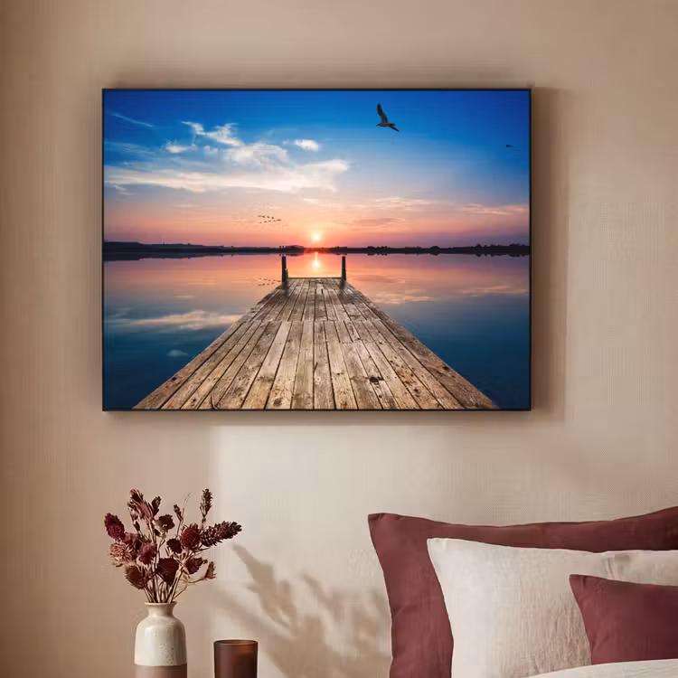 Art Frame - Steiger - Water - Zonsondergang - Roze - Horizon — 3