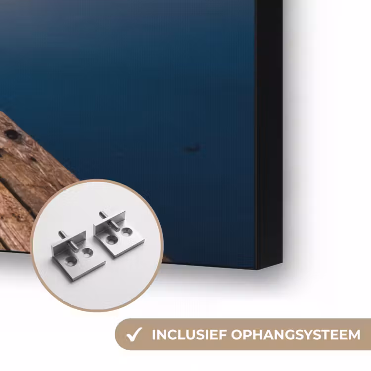 Art Frame - Steiger - Water - Zonsondergang - Roze - Horizon — 6