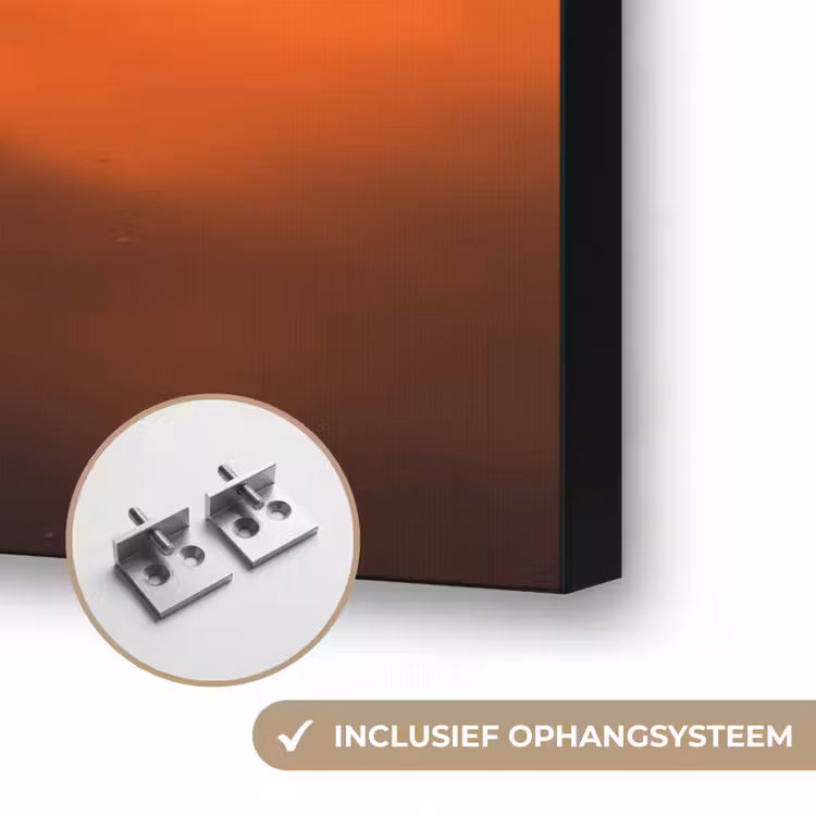 Art Frame - Boot - Water - Zonsondergang - Oranje - Water — 6