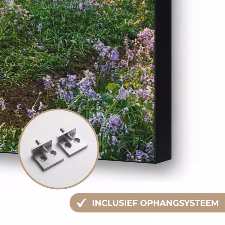 Art Frame - Bos - Bloemen - Lavendel - Zon - Paars - Natuur — 6