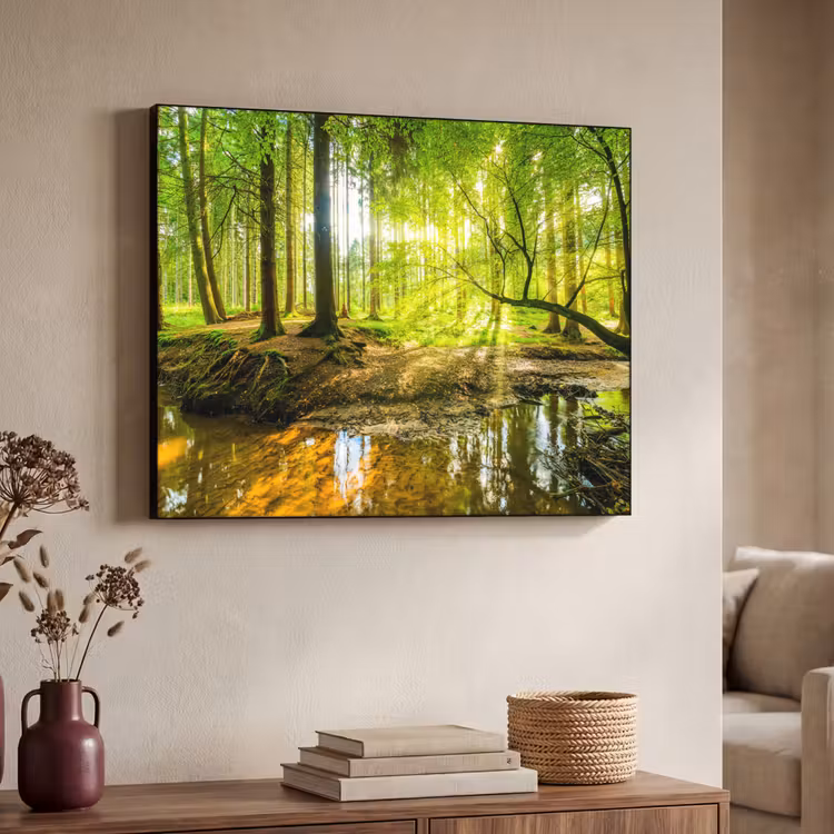 Art Frame - Bos - Landschap - Water - Bomen - Zon - Groen - Natuur — 7