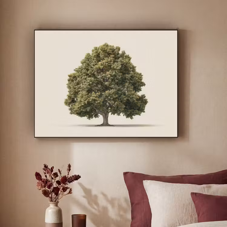 Art Frame - Eikenboom - Groen - Lichte achtergrond — 3