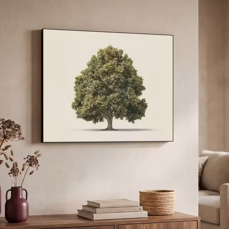 Art Frame - Eikenboom - Groen - Lichte achtergrond — 7