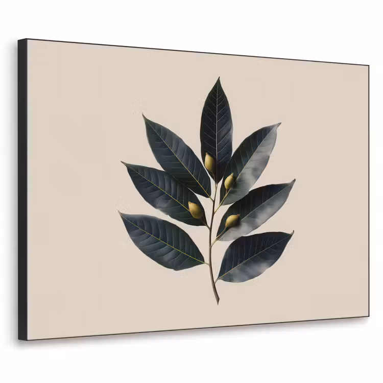 Art Frame - Laurierbladeren - Bloemknoppen - subtiel — 1