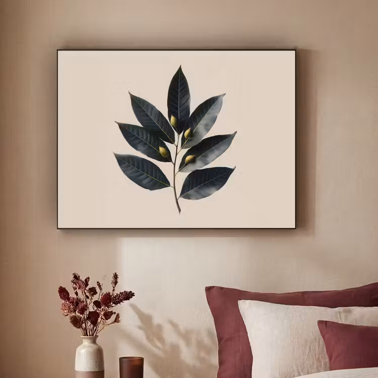 Art Frame - Laurierbladeren - Bloemknoppen - subtiel — 3