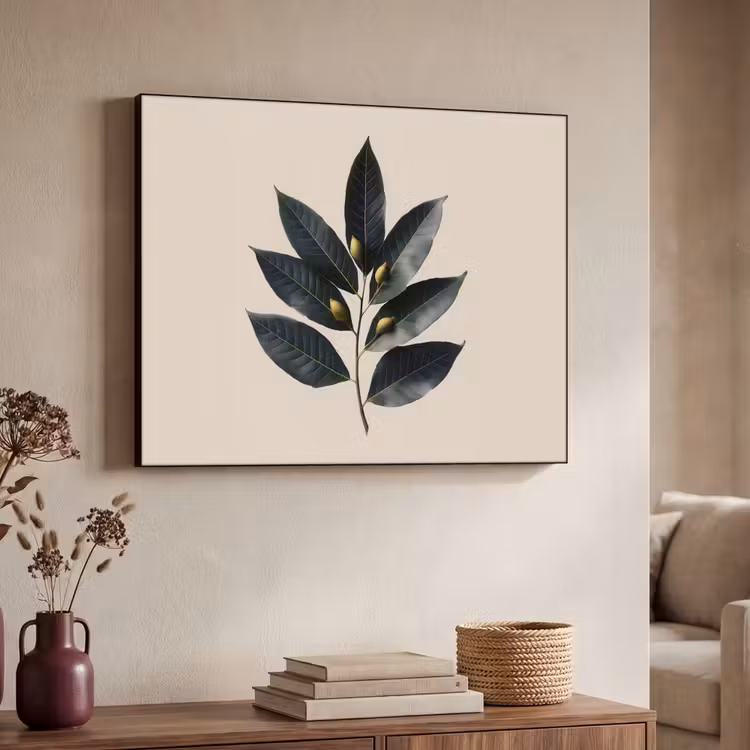 Art Frame - Laurierbladeren - Bloemknoppen - subtiel — 7