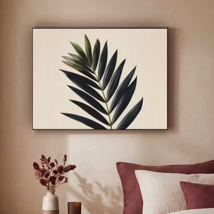 Art Frame - Palmblad - Donkere bladen - Subtiel — 3