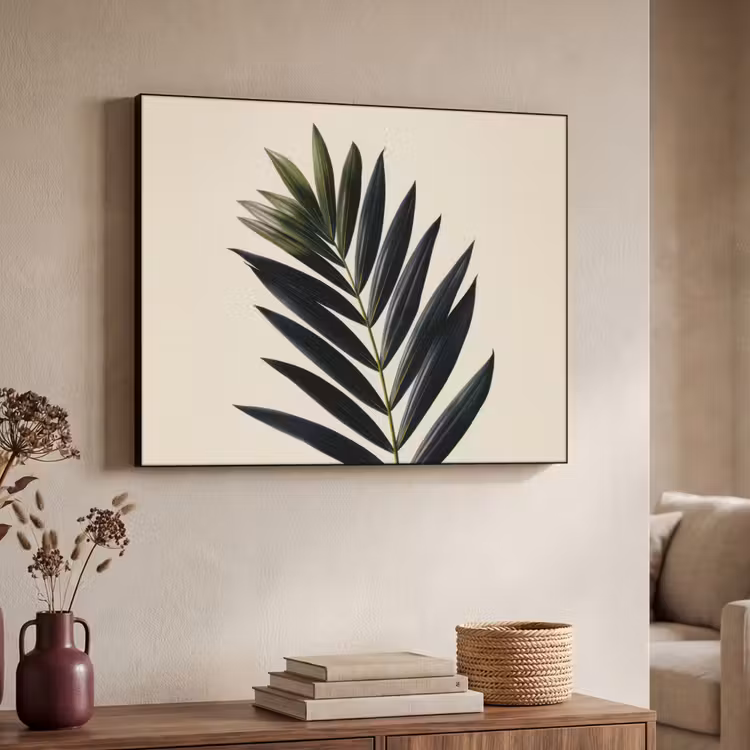 Art Frame - Palmblad - Donkere bladen - Subtiel — 7