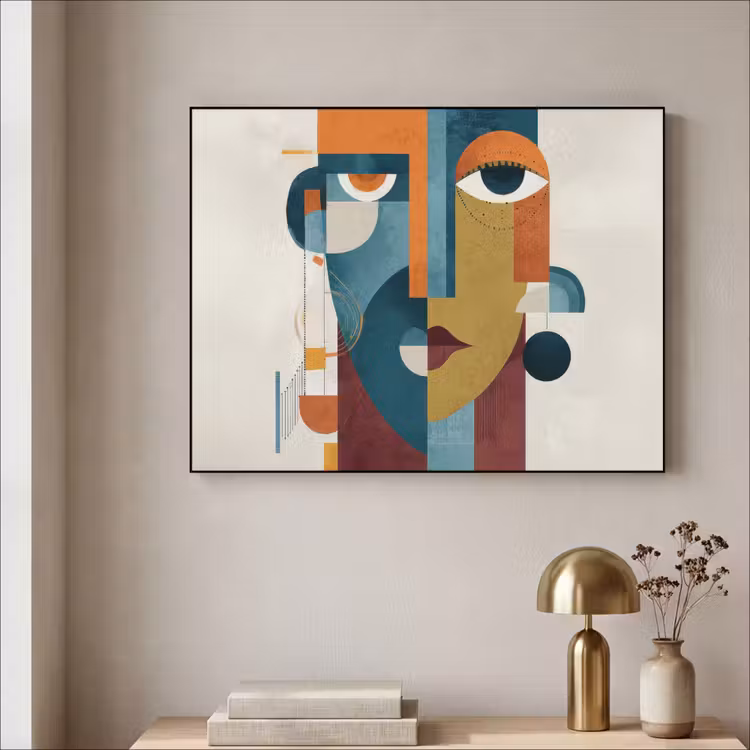 Art Frame - Geometrisch - Strakke vormen - Kleurrijk — 5