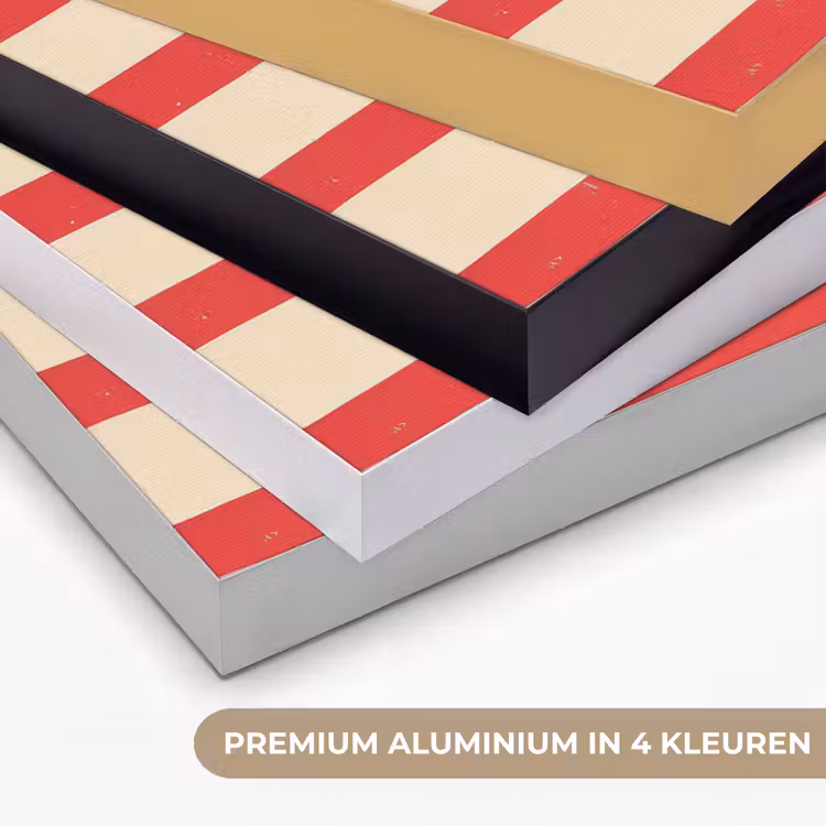 Art Frame - Sardines - Rood en beige strepen — 2
